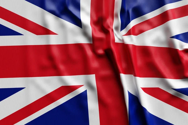 Illustration United Kingdom National Developing Flag Country Symbol — Fotografia de Stock