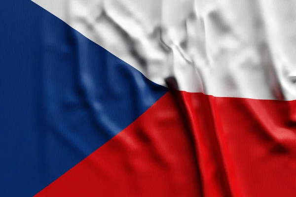 Illustration Czech National Developing Flag Country Symbol — Stockfoto