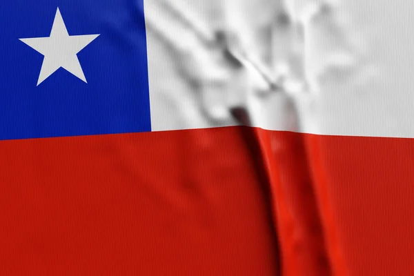 Illustration Chile National Developing Flag Country Symbol — стокове фото
