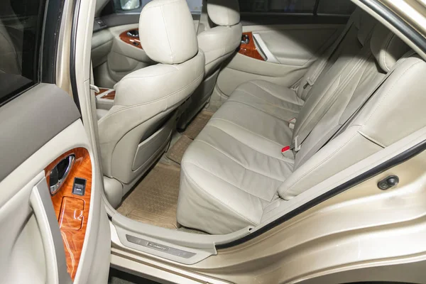 Novosibirsk Russia December 2021 Toyota Camry Car Interior Part Back — Stockfoto