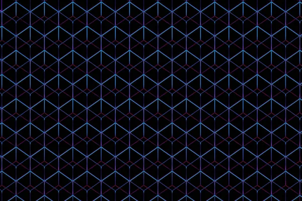 Illustration Blue Geometric Pattern Geometry Background Pattern — Fotografia de Stock