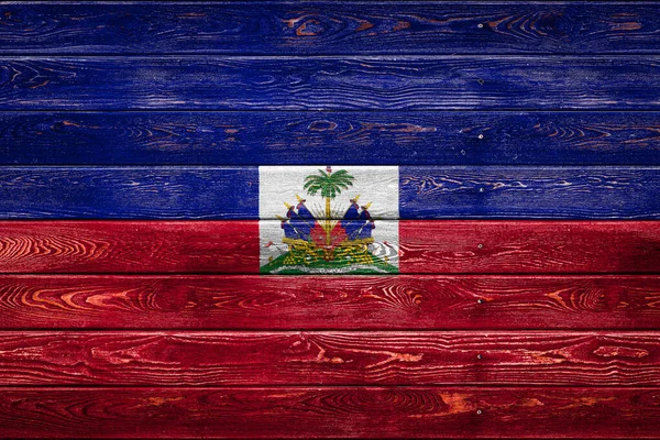 Εθνική Σημαία Του Hait — Φωτογραφία Αρχείου