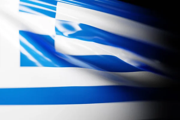 Illustration National Waving Flag Greece Country Symbol — Fotografia de Stock