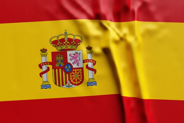 Απεικόνιση Της Ισπανίας Εθνική Ανάπτυξη Σημαία Σύμβολο Χώρας — Φωτογραφία Αρχείου