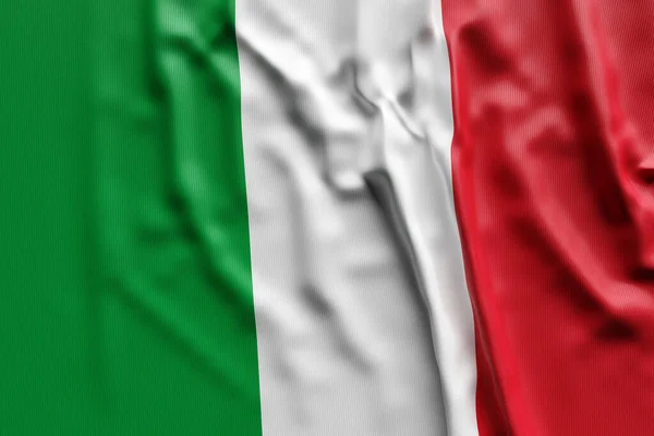 Ілюстрація Італії Національний Прапор Розвивається Символ Країни — стокове фото