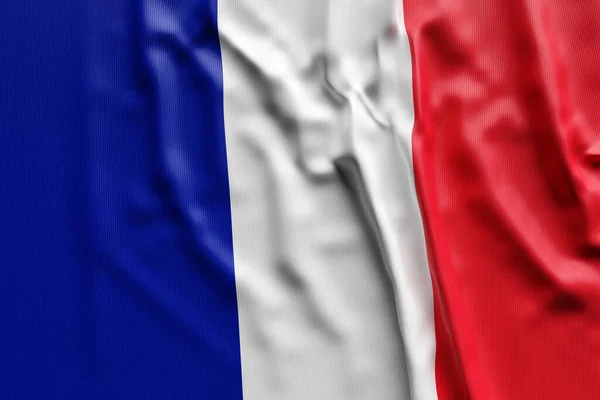 Illusztráció Franciaország Nemzeti Fejlesztő Zászló Ország Szimbólum — Stock Fotó