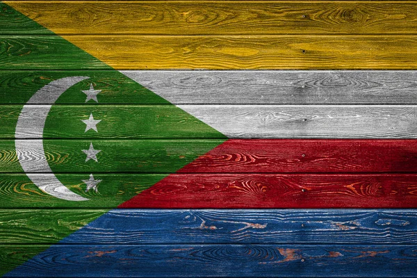 Bandeira Nacional Comoro — Fotografia de Stock