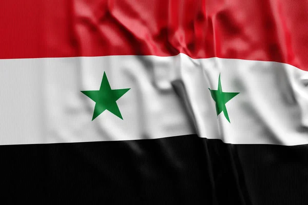 Illustration Syria National Developing Flag Country Symbol — Stock Photo, Image