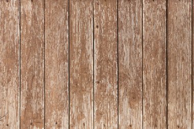 Duvar yüzeyinde dekoratif ahşap şeritli arka plan ve doku. Tahta bir barın deseni.