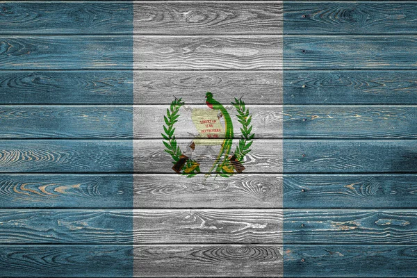 Guatemalas Nationella Flagga — Stockfoto
