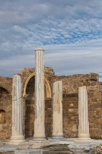 Antica Città Colonne Rovina Veduta Della Città Antica Side Turchia — Foto Stock