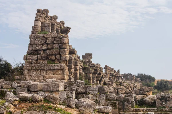 土耳其安塔利亚省希腊罗马城的罗马废墟 爱荷华州的古城 — 图库照片