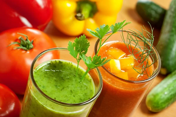 Zdravý zeleninový nápoj — Stock fotografie