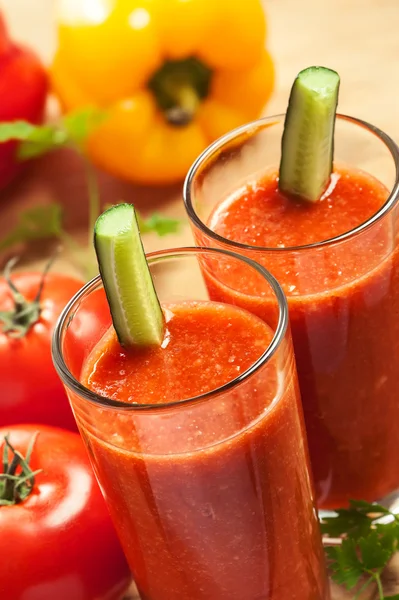 Hälsosamma vegetabiliska drink — Stockfoto