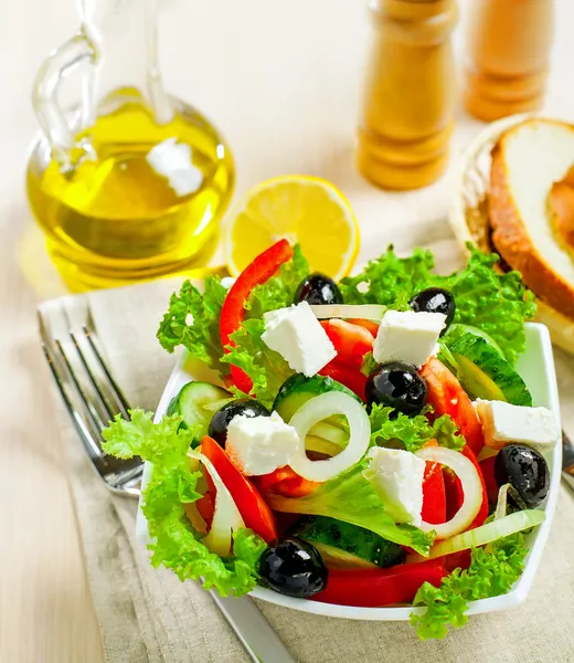 Griechischer Salat — Stockfoto