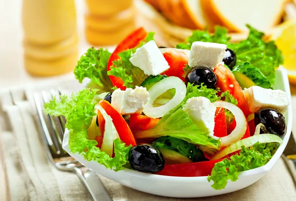 Griechischer Salat — Stockfoto