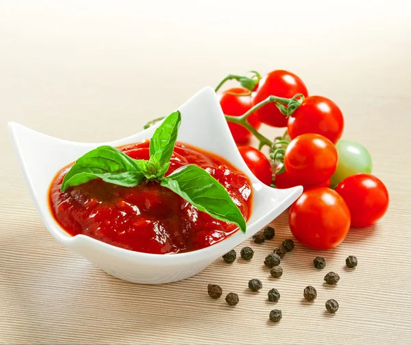 Tomatensoße Stockbild