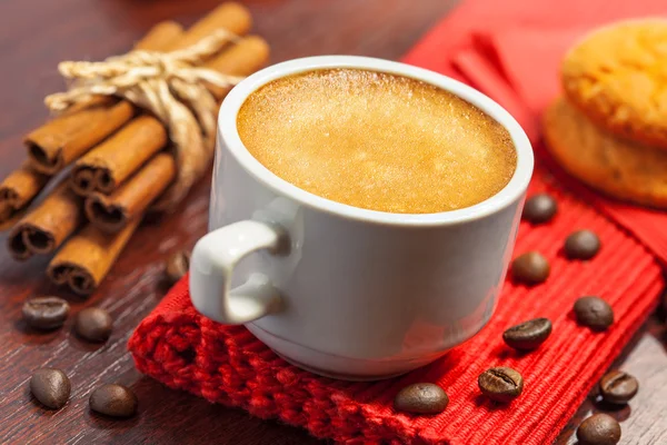 Caffè e biscotti — Foto Stock