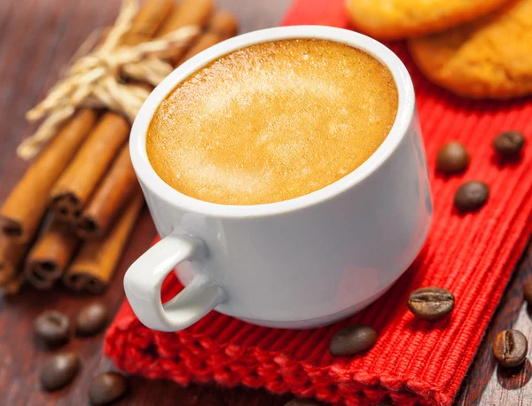 Café y galletas — Foto de Stock