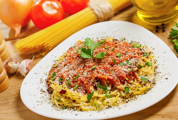 Mâncare italiană, Spaghetti — Fotografie, imagine de stoc