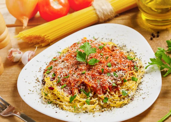 Nourriture italienne, Spaghetti — Photo