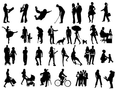 silhouettes clipart