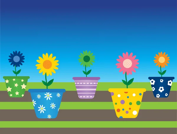 Frühlingsblumen lizenzfreie Stockillustrationen