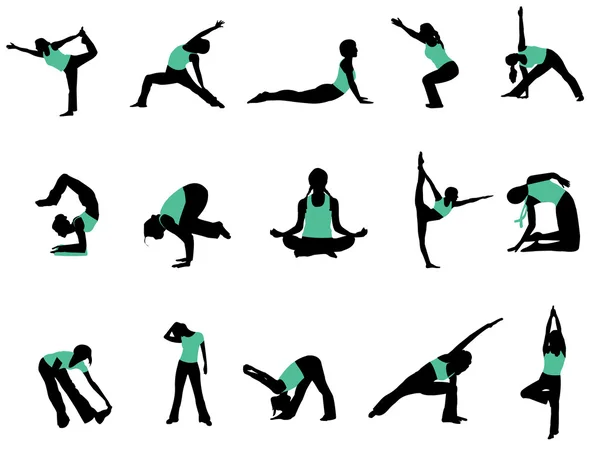 Yoga — Image vectorielle