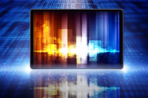 Abstract tablet PC — Stock Photo, Image