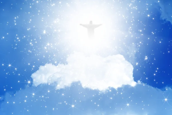 Christ in sky — Stock Photo, Image