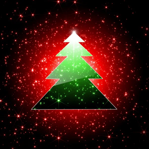 Abstract christmas tree — Stock Photo, Image