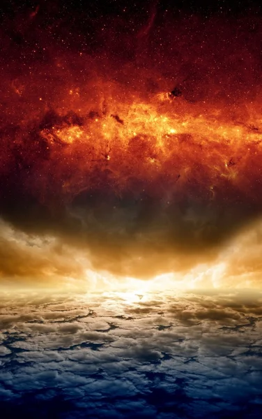 Dramatic apocalyptic background — Stock Photo, Image