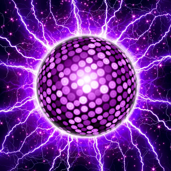 Party background, disco ball