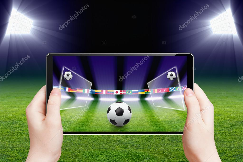 Futebol online, jogo de esportes fotos, imagens de © I_g0rZh #28156237