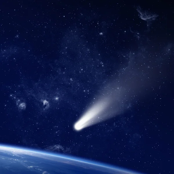 Comet in space — Stock Photo, Image
