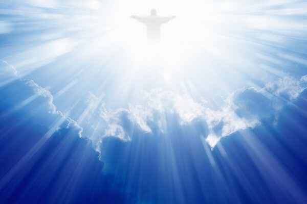 Jesus Cristo no céu — Fotografia de Stock