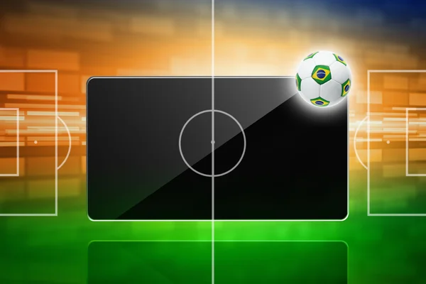 Soccer online, brazil soccer — Stock Photo, Image