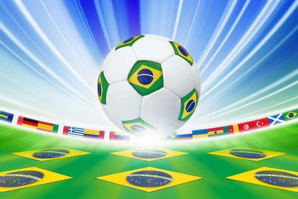 Soccer background — Stock Photo, Image