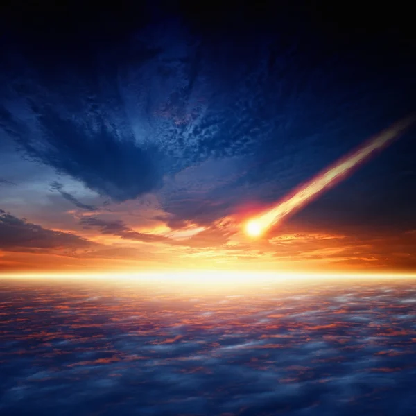 Impactul asteroizilor — Fotografie, imagine de stoc