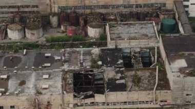 Terk edilmiş fabrika. Ucuz Değirmen. Baykal yakınlarında bir bitki. Atık bitki. Bir İHA 'dan ateş etmek. Baikalsk bitkisi.