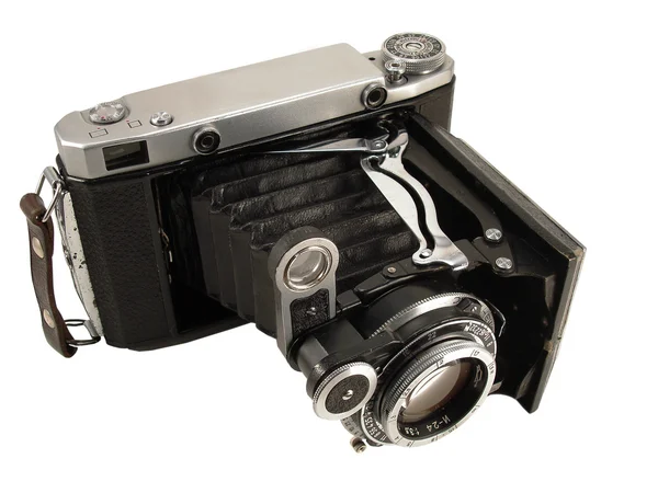 Старий фотоапарат, ізольовані — стокове фото