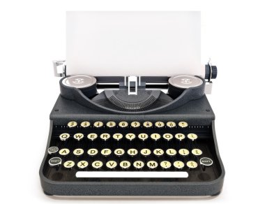 Retro vintage typewriter