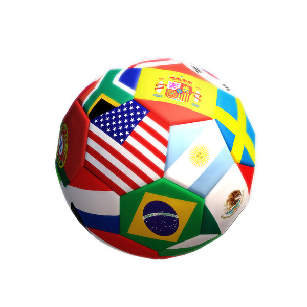 3d rendering of a Soccer or football