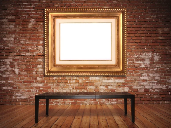 Elegante frame met een rustieke achtergrond — Stockfoto