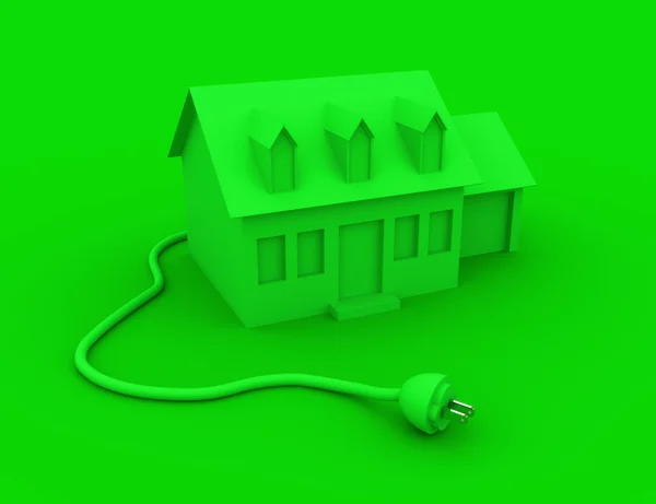 Concepto de hogar de energía verde — Foto de Stock