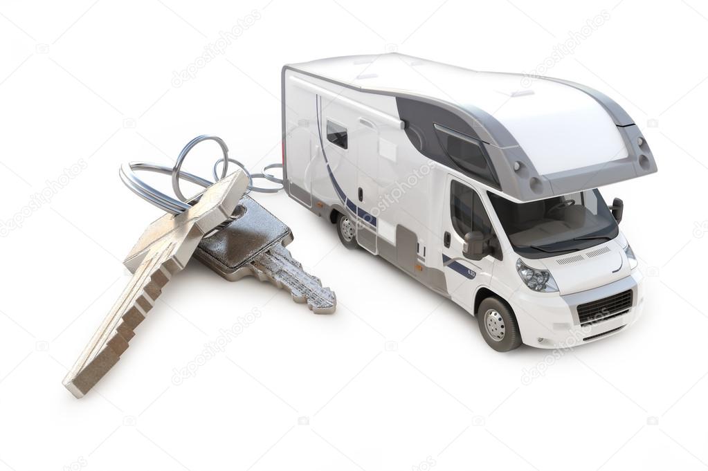 Recreational vehicle with keys