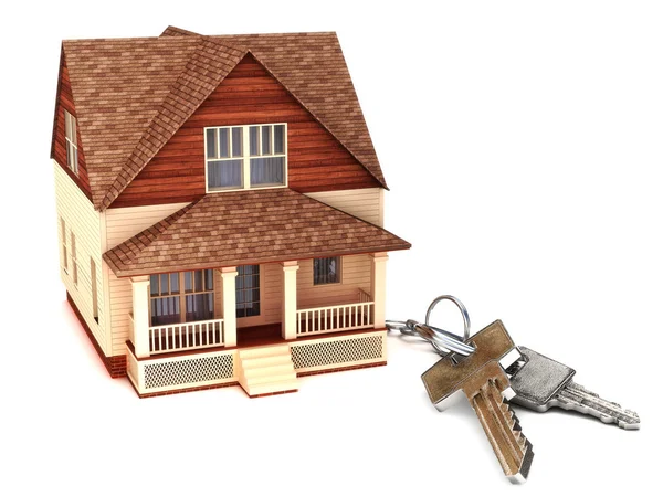 House with keys — Stock Photo, Image