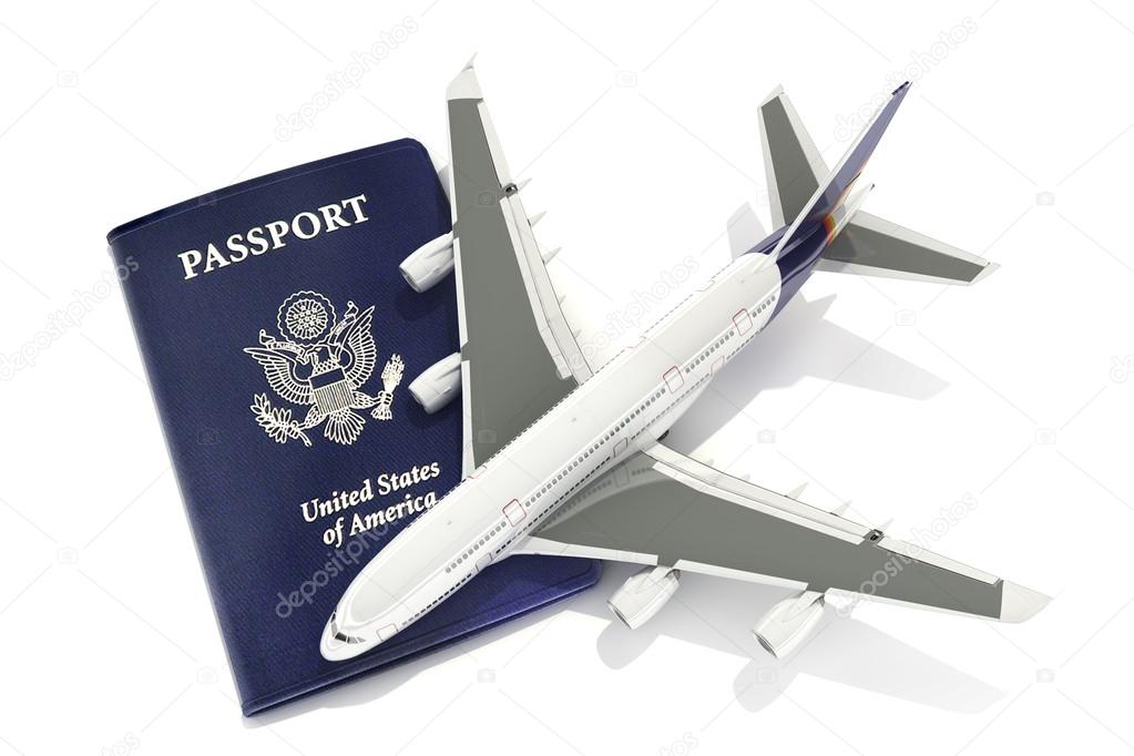 Jet aircraft with passport