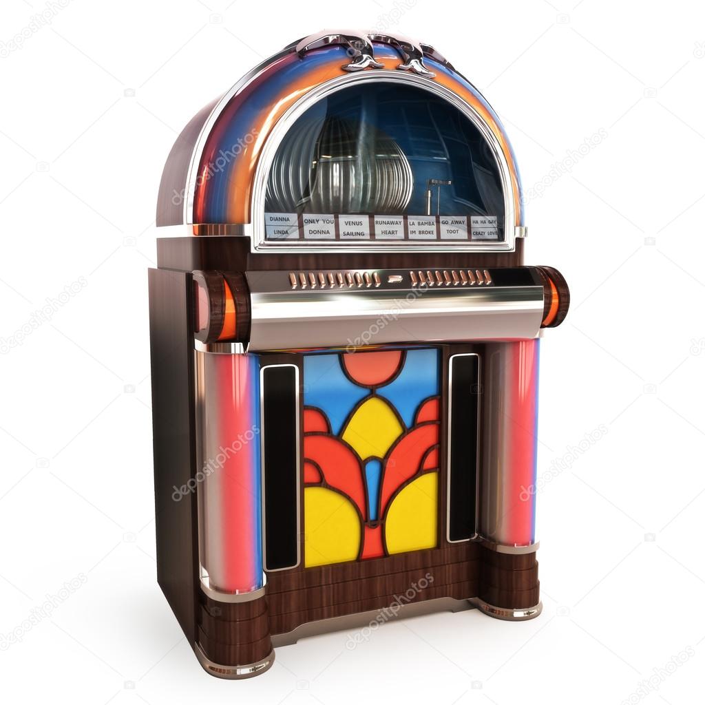 Retro vintage jukebox