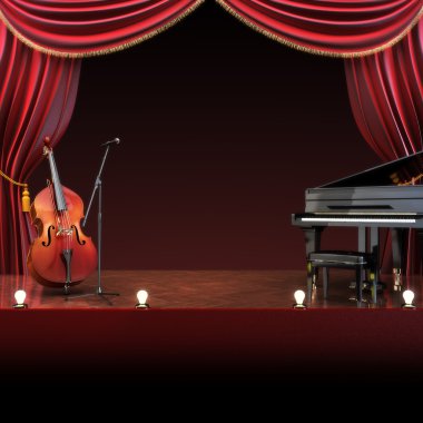 Orkestra Senfoni temalı sahne